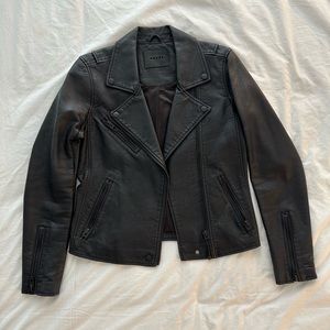 Trouvé Black Leather Jacket